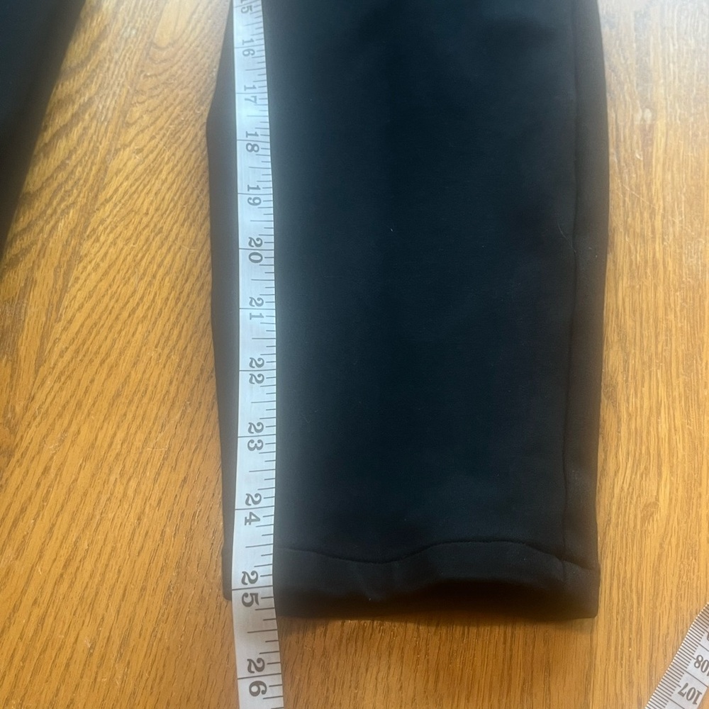 Spanx The Perfect Pant Ankle Rear Pocket Ponte Knit black Size Medium Hi Waist - Picture 10 of 11